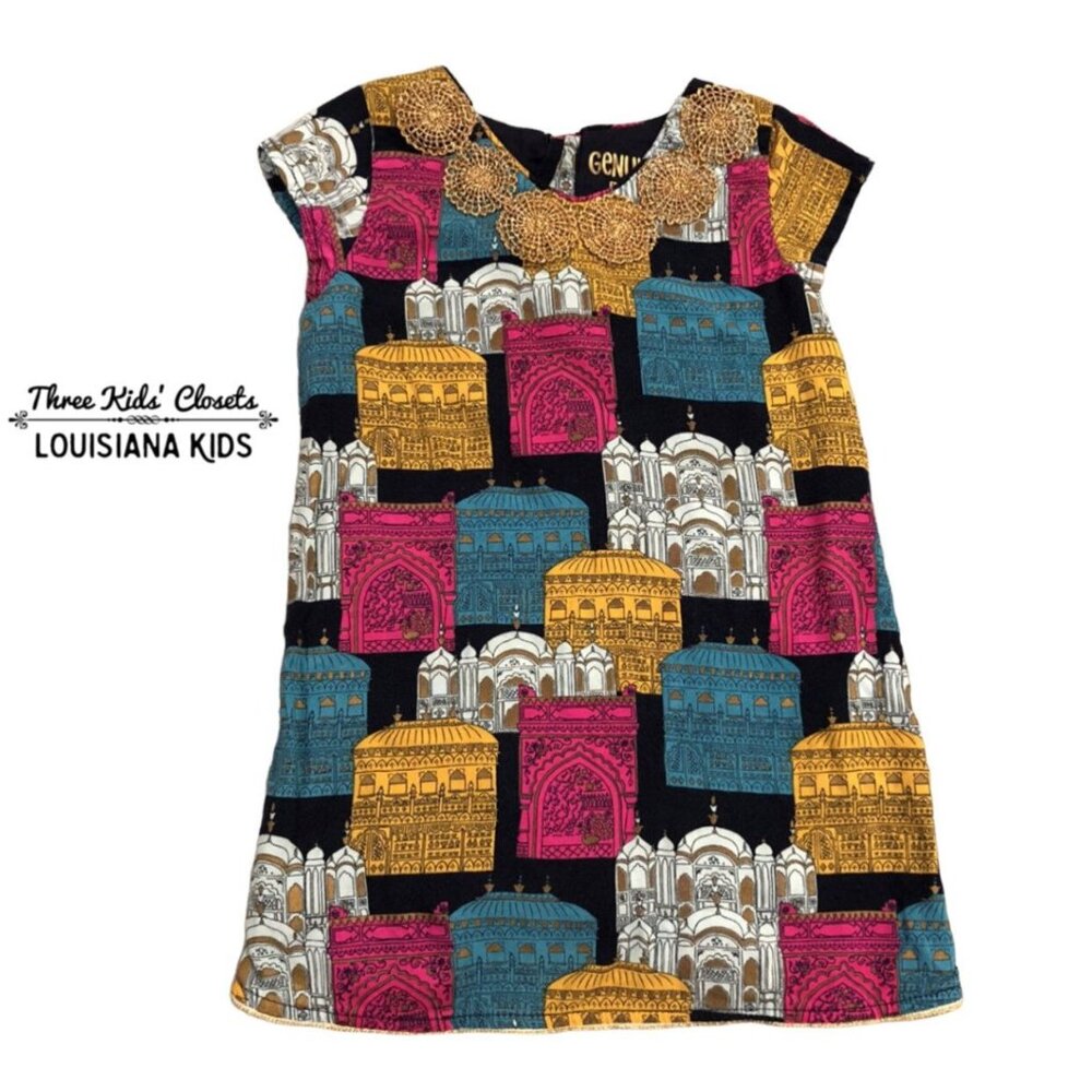 Genuine Kids 2T Vibrant Palace Print Dress